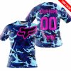 LIMITED EDITION PRODUCTS - US NAVY V1 - FOX RACING - CUSTOM NAME - PINK - T-SHIRT