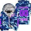 LIMITED EDITION PRODUCTS - US NAVY V1 - FOX RACING - CUSTOM NAME - PURPLE - FLEECE ZIP HOODIE
