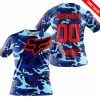 LIMITED EDITION PRODUCTS - US NAVY V1 - FOX RACING - CUSTOM NAME - RED - T-SHIRT