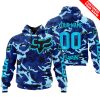LIMITED EDITION PRODUCTS - US NAVY V1 - FOX RACING - CUSTOM NAME - SKY BLUE