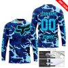 LIMITED EDITION PRODUCTS - US NAVY V1 - FOX RACING - CUSTOM NAME - SKY BLUE - JERSEY