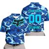 LIMITED EDITION PRODUCTS - US NAVY V1 - FOX RACING - CUSTOM NAME - SKY BLUE - POLO SHIRT