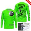PREMIUM JUST FCKN GONNA SEND IT – CUSTOM NAME – SKI DOO – GREEN V1 - JERSEY