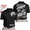 PREMIUM JUST FCKN GONNA SEND IT – CUSTOM NAME – SKI DOO – GREY - POLO SHIRT