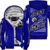 PREMIUM JUST FCKN GONNA SEND IT – CUSTOM NAME – SKI DOO – NAVY V1 - FLEECE ZIP HOODIE