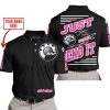 PREMIUM JUST FCKN GONNA SEND IT – CUSTOM NAME – SKI DOO – PINK 1 - POLO SHIRT
