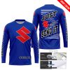 PREMIUM JUST FCKN GONNA SEND IT – CUSTOM NAME – SUZUKI - BLUE V1 - JERSEY