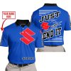 PREMIUM JUST FCKN GONNA SEND IT – CUSTOM NAME – SUZUKI - BLUE V1 - POLO SHIRT