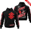 PREMIUM JUST FCKN GONNA SEND IT – CUSTOM NAME – SUZUKI - RED BLACK