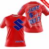 PREMIUM JUST FCKN GONNA SEND IT – CUSTOM NAME – SUZUKI - RED V1 - T-SHIRT