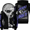 PREMIUM JUST FCKN GONNA SEND IT – CUSTOM NAME – THOR – NAVY BLACK - FLEECE ZIP HOODIE