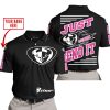 PREMIUM JUST FCKN GONNA SEND IT – CUSTOM NAME – THOR – PINK 1 BLACK - POLO SHIRT
