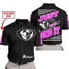 PREMIUM JUST FCKN GONNA SEND IT – CUSTOM NAME – THOR – PINK BLACK - POLO SHIRT