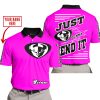 PREMIUM JUST FCKN GONNA SEND IT – CUSTOM NAME – THOR – PINK V1 - POLO SHIRT