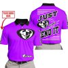 PREMIUM JUST FCKN GONNA SEND IT – CUSTOM NAME – THOR – PURPLE V1 - POLO SHIRT