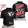PREMIUM JUST FCKN GONNA SEND IT – CUSTOM NAME – THOR – RED BLACK - POLO SHIRT
