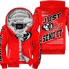 PREMIUM JUST FCKN GONNA SEND IT – CUSTOM NAME – THOR – RED V1 - FLEECE ZIP HOODIE
