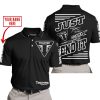 PREMIUM JUST FCKN GONNA SEND IT – CUSTOM NAME – TRIUMPH – BLACK - POLO SHIRT