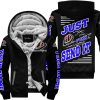 PREMIUM JUST FCKN GONNA SEND IT – CUSTOM NAME – TROY LEE DESIGNS – BLUE BLACK - FLEECE ZIP HOODIE