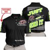 PREMIUM JUST FCKN GONNA SEND IT – CUSTOM NAME – TROY LEE DESIGNS – GREEN 1 BLACK - POLO SHIRT