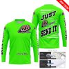 PREMIUM JUST FCKN GONNA SEND IT – CUSTOM NAME – TROY LEE DESIGNS – GREEN V1 - JERSEY