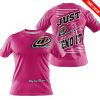 PREMIUM JUST FCKN GONNA SEND IT – CUSTOM NAME – TROY LEE DESIGNS – PINK 1 V1 -T-SHIRT