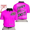 PREMIUM JUST FCKN GONNA SEND IT – CUSTOM NAME – TROY LEE DESIGNS – PINK V1 - POLO SHIRT