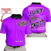 PREMIUM JUST FCKN GONNA SEND IT – CUSTOM NAME – TROY LEE DESIGNS – PURPLE V1 - POLO SHIRT