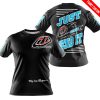 PREMIUM JUST FCKN GONNA SEND IT – CUSTOM NAME – TROY LEE DESIGNS – SKY BLUE BLACK - T-SHIRT