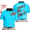 PREMIUM JUST FCKN GONNA SEND IT – CUSTOM NAME – TROY LEE DESIGNS – SKY BLUE V1 - POLO SHIRT
