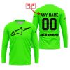 MOTOCROSS  -  LIMITED EDITION  -  ALPINESTARS  -  GREEN - JERSEY