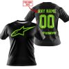 MOTOCROSS  -  LIMITED EDITION  -  ALPINESTARS  -  GREEN 1 V1 - T-SHIRT