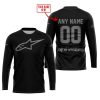 MOTOCROSS  -  LIMITED EDITION  -  ALPINESTARS  -  GREY V1 - JERSEY