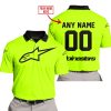 MOTOCROSS  -  LIMITED EDITION  -  ALPINESTARS  -  NEON - POLO SHIRT