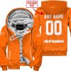 MOTOCROSS  -  LIMITED EDITION  -  ALPINESTARS  -  ORANGE - FLEECE ZIP HOODIE