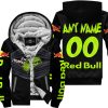 GRINCH - EW PEOPLE - REDBULL - NEON - FLEECE ZIP HOODIE