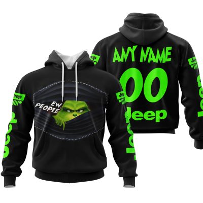 Grinch - Ew People - Jeep - Green