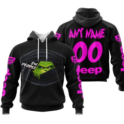 Grinch - Ew People - Jeep - Pink
