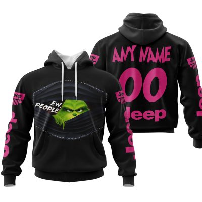 Grinch - Ew People - Jeep - Pink 1
