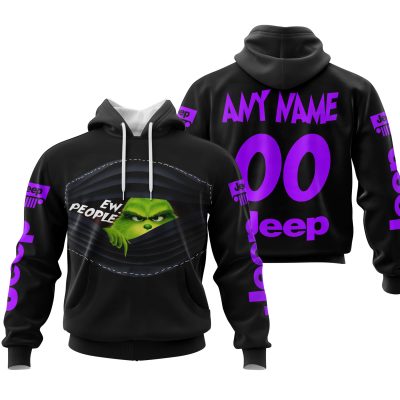 Grinch - Ew People - Jeep - Purple