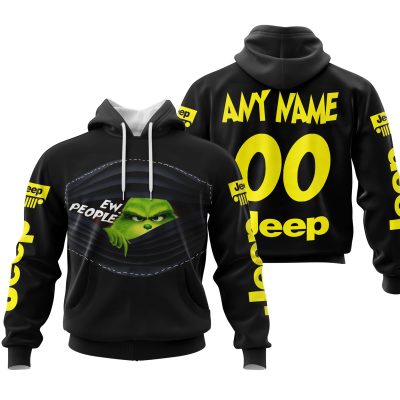 Grinch - Ew People - Jeep - Yellow
