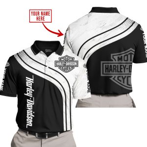 LIMITED EDITION MOTOCROCSS  -  CUSTOM NAME  V2  -  HARLEY DAVIDSON - POLO SHIRT