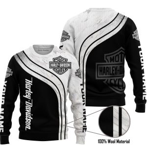 LIMITED EDITION MOTOCROCSS  -  CUSTOM NAME  V2  -  HARLEY DAVIDSON - SWEATER UGLY