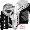 LIMITED EDITION MOTOCROCSS  -  CUSTOM NAME  V2  -  SUZUKI - FLEECE ZIP HOODIE