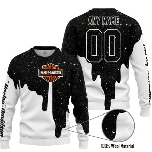 MOTOCROCSS LIMITED EDITION - CUSTOM NAME - HARLEY DAVIDSON - SWEATER UGLY