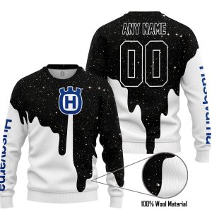 MOTOCROCSS LIMITED EDITION - CUSTOM NAME - HUSQVARNA - SWEATER UGLY