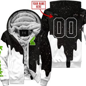 MOTOCROCSS LIMITED EDITION - CUSTOM NAME - KAWASAKI - FLEECE ZIP HOODIE