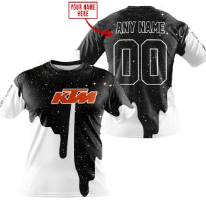 MOTOCROCSS LIMITED EDITION - CUSTOM NAME - KTM - T-SHIRT