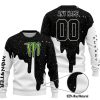 MOTOCROCSS LIMITED EDITION - CUSTOM NAME - MONSTER ENERGY - SWEATER UGLY