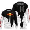 MOTOCROCSS LIMITED EDITION - CUSTOM NAME - REDBULL - SWEATER UGLY